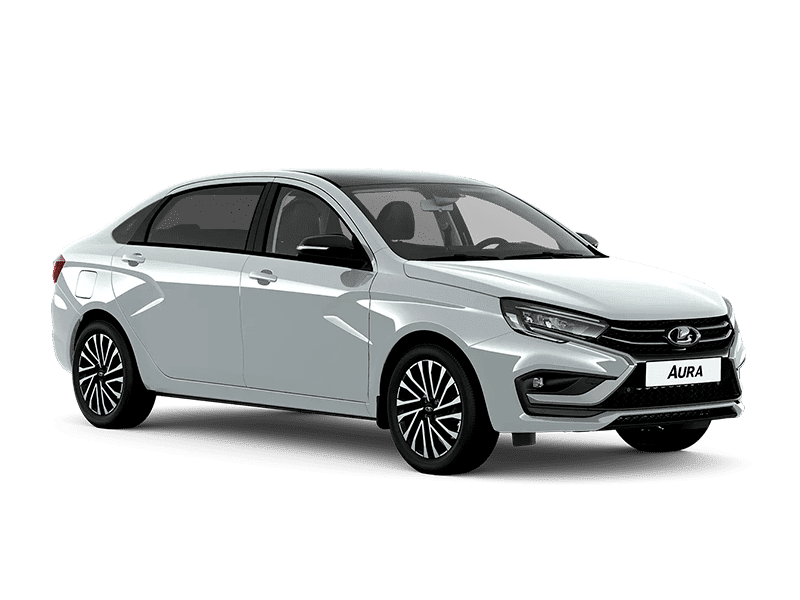 Lada Aura - Серебристый "Платина" (691) - металлик